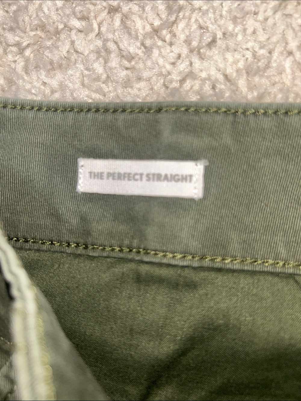 Bundle of 2 -LOFT Olive Green&tan Chinos - Classic Casual Trousers excellent! - Picture 4 of 15